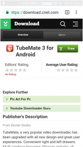 How to download tubemate 3 for android